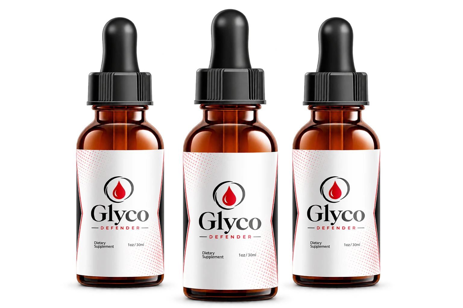 Glyco Defender™ blood sugar support drops — 3 bottles